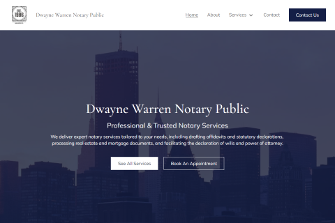 Dwayne Warren Notary Public