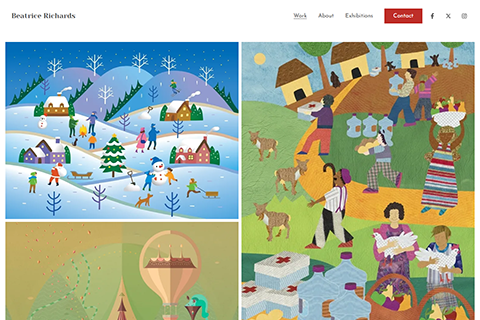 Artist Beatrice Richards