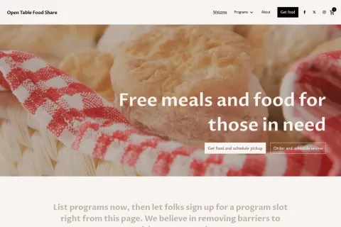 Open Table Food Share